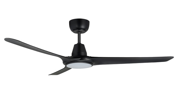 Spyda EC 56 Ceiling Fan Black with CCT LED Light