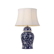 Iris Table Lamp Blue and White - Lighting Superstore