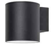 Porter 15w CCT LED IP54 Fixed Down Wall Light - Black