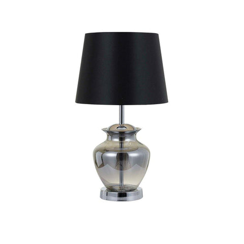 June Table Lamp Smoke and Black - Lighting Superstore