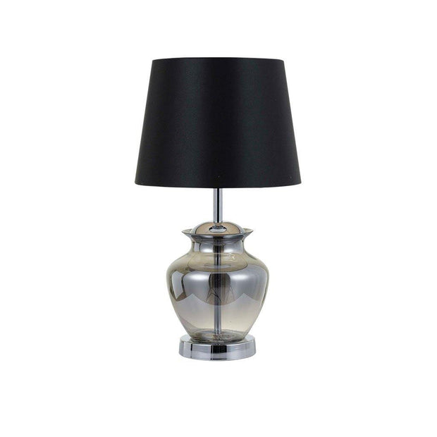 June Table Lamp Smoke and Black - Lighting Superstore