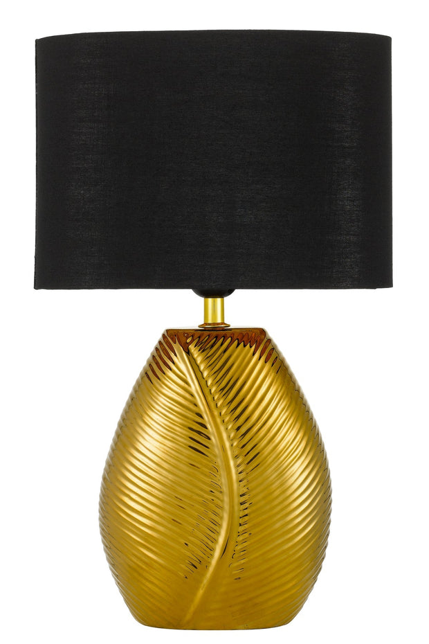 Klee Table Lamp Gold and Black