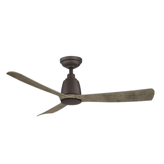 Kute 44 Inch Ceiling Fan Graphite with Weathered Wood Blades