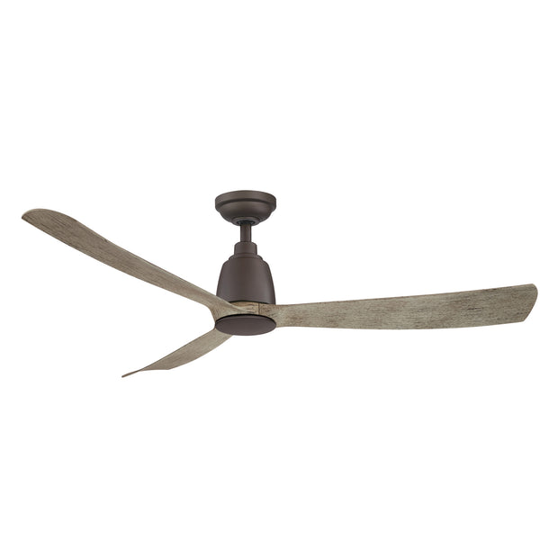 Kute 52 Inch Ceiling Fan Graphite with Weathered Wood Blades