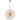 Lerida 12lt Round Pendant Gold