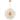 Lerida 12lt Round Pendant Gold