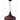 Ligna Pendant Light Walnut - Wine Glass - Lighting Superstore