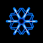 RGB LED Snowflake Decoration - 75cm