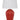 Madrid Ceramic Table Lamp Red/White