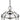 Manor 3 Light Chrome Pendant - Medium - Lighting Superstore