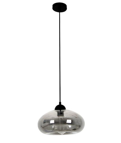 Mason Pendant Light Smoke Glass - Oval - Lighting Superstore