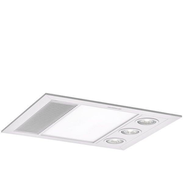 Linear Mini 1000w Bathroom heater WHITE - Lighting Superstore