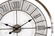 ME68 Roman Numeral Mesh Iron Clock 80cm