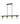 Meti 6 Light Pendant Chestnut Wood and Glass - Lighting Superstore