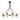 Colorado 8 Light Pendant Brass - Lighting Superstore