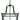Montana 4 Light Bronze Pendant - Medium - Lighting Superstore
