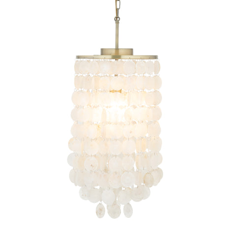 Vaucluse Pendant Brass and Shell