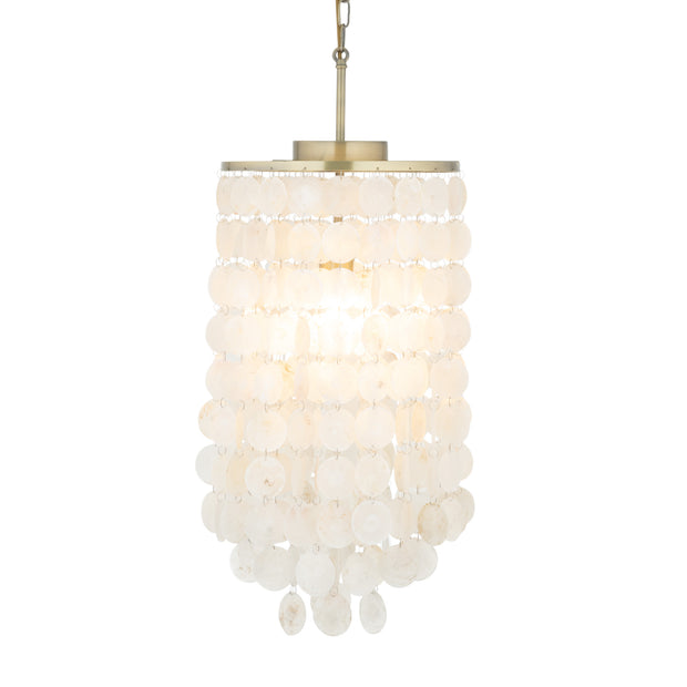 Vaucluse Pendant Brass and Shell