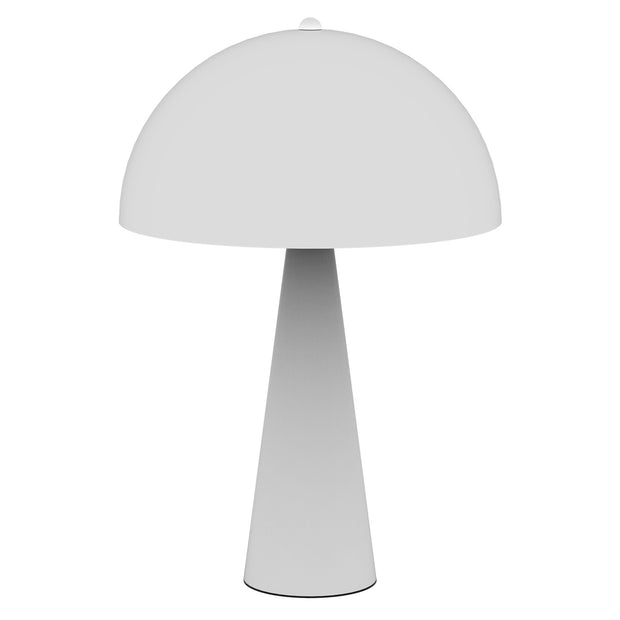 Cremini Matte White Retro Metal E27 Table Lamp