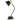 Robin Black and Gold Metal E27 Table Lamp