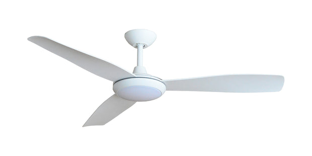 Viper 52 DC Ceiling Fan Satin White with LED Light
