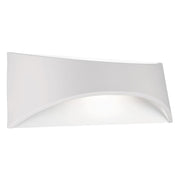 Wells 12w LED Wall Light White - Large - Lighting Superstore