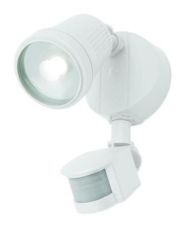 Otto 12w LED Single Exterior Floodlight White with Sensor - Lighting Superstore