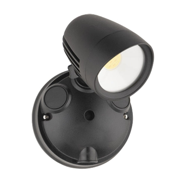 Cicero Single Head LED Security Light In Black