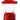 Portable LED Lantern - Red with USB - SOLAR