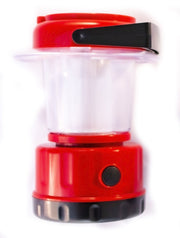 Portable LED Lantern - Red with USB - SOLAR