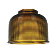 Maison 15cm Halophane Glass Shade Only Amber