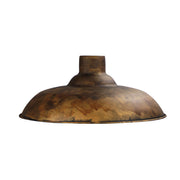 Slater 38 Metal Shade Only Rusty Steel Finish