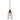 Albany Cloth Cord Suspension Matt Black Black