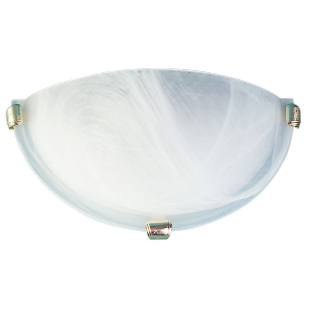 Remo 30cm Wall Sconce Alabaster and Gold Gold