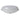 Button Oyster 25cm White Aluminium and Opal White