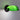 Bankers Wall Light Black and Green Black