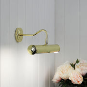 Picture Light 350mm Polished Brass Brass