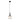 Decant 3 Single Pendant Clear Glass Clear