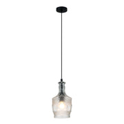 Decant 3 Single Pendant Clear Glass Clear