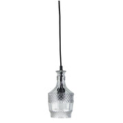 Decant 3 Single Pendant Clear Glass Clear