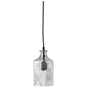 Decant 4 Single Pendant Clear Glass Clear