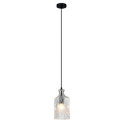 Decant 4 Single Pendant Clear Glass Clear