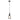 Auburn 1 Clear Glass Single Pendant Black