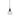 Auburn 2 Clear Glass Single Pendant Black