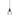 Auburn 2 Clear Glass Single Pendant Black