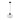 Miller 300 Single Pendant Clear and Black