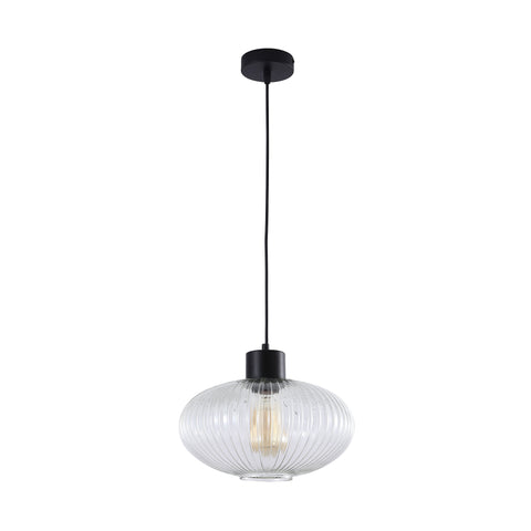 Miller 300 Single Pendant Clear and Black