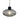 Miller 300 Single Pendant Clear and Black
