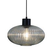 Miller 300 Single Pendant Clear and Black