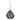 Mudag 40 Large Mesh Pendant Black Black